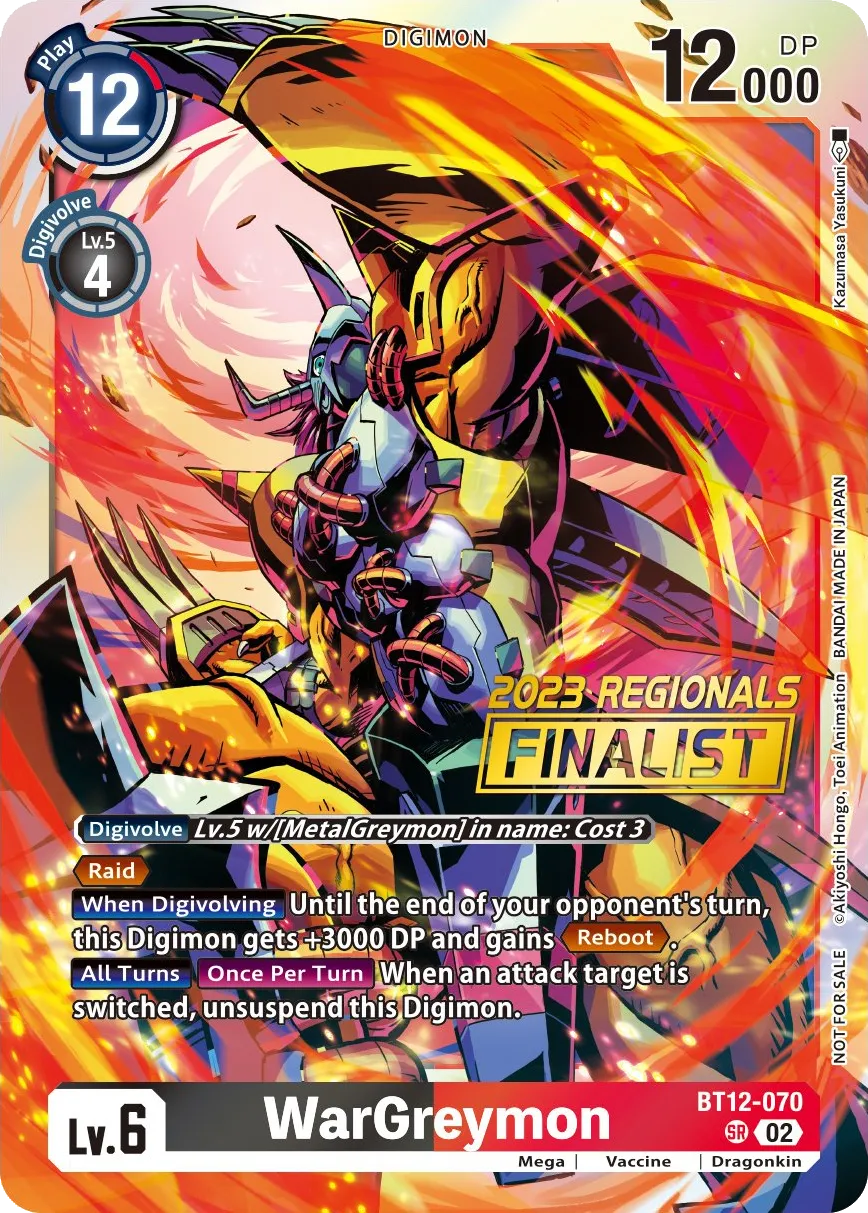 WarGreymon &mdash; Digimon Card Game card