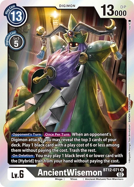 AncientWisemon &mdash; Digimon Card Game card