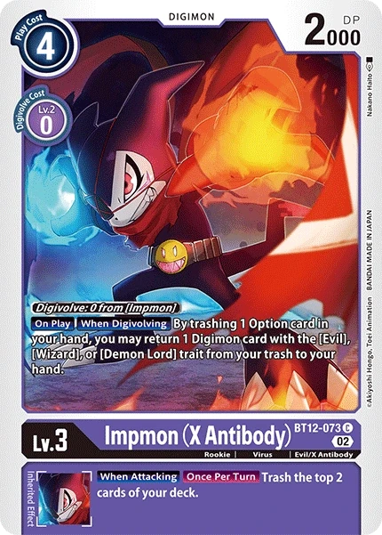 Impmon (X Antibody) &mdash; Digimon Card Game card