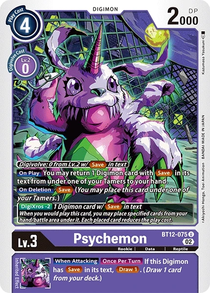 Psychemon &mdash; Digimon Card Game card