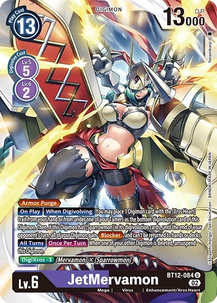 JetMervamon &mdash; Digimon Card Game card