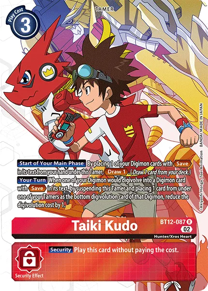 Taiki Kudo &mdash; Digimon Card Game card