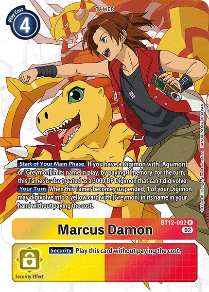 Marcus Damon &mdash; Digimon Card Game card