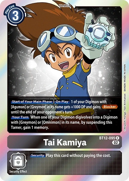 Tai Kamiya &mdash; Digimon Card Game card