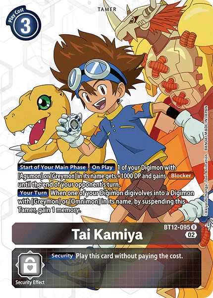 Tai Kamiya &mdash; Digimon Card Game card
