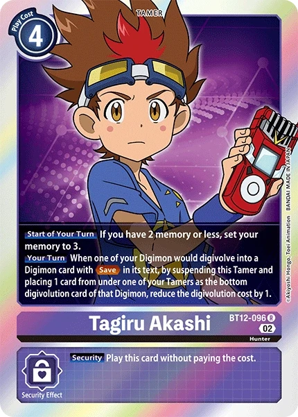 Tagiru Akashi &mdash; Digimon Card Game card