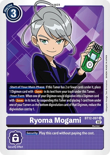 Ryoma Mogami &mdash; Digimon Card Game card