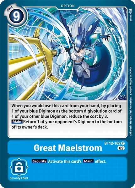 Great Maelstrom &mdash; Digimon Card Game card