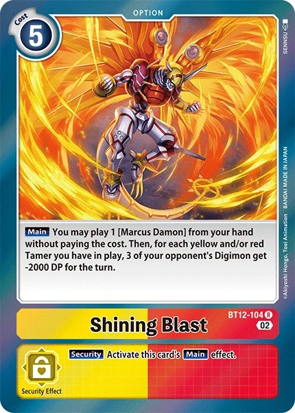 Shining Blast &mdash; Digimon Card Game card