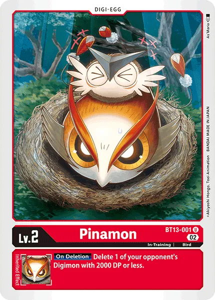 Pinamon &mdash; Digimon Card Game card