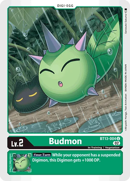 Budmon &mdash; Digimon Card Game card