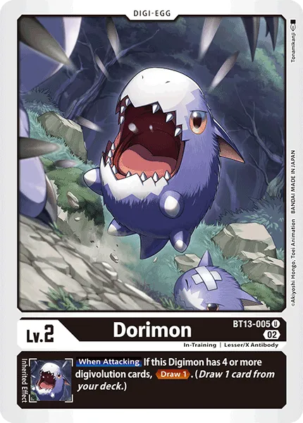 Dorimon &mdash; Digimon Card Game card