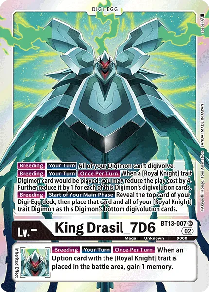King Drasil_7D6 &mdash; Digimon Card Game card