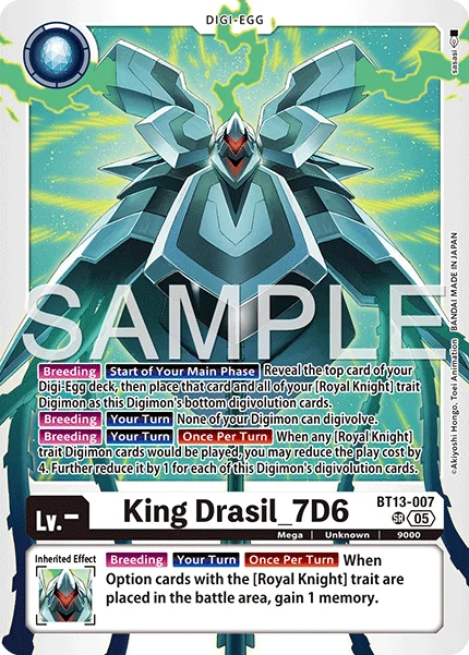 King Drasil_7D6 &mdash; Digimon Card Game card