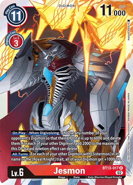 Jesmon &mdash; Digimon Card Game card