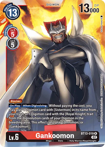 Gankoomon &mdash; Digimon Card Game card