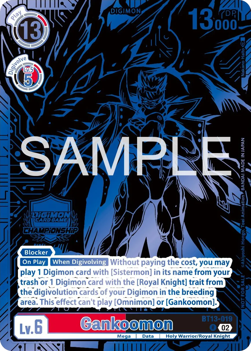 Gankoomon &mdash; Digimon Card Game card