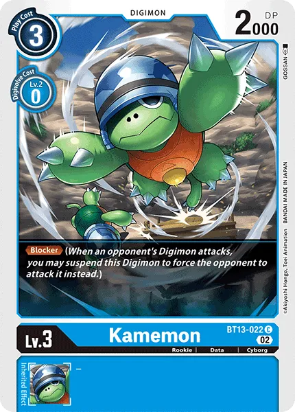Kamemon &mdash; Digimon Card Game card