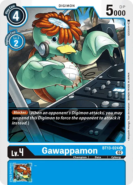 Gawappamon &mdash; Digimon Card Game card