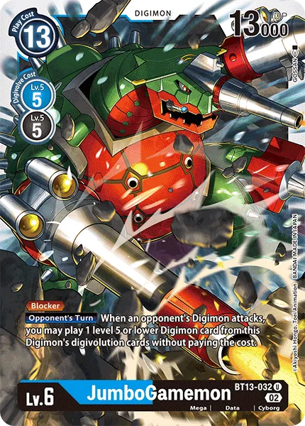 JumboGamemon &mdash; Digimon Card Game card