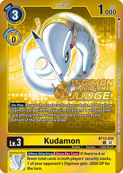 Kudamon &mdash; Digimon Card Game card