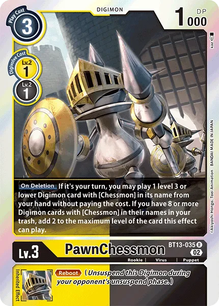 PawnChessmon &mdash; Digimon Card Game card