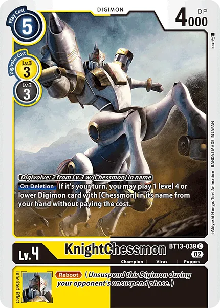 KnightChessmon &mdash; Digimon Card Game card