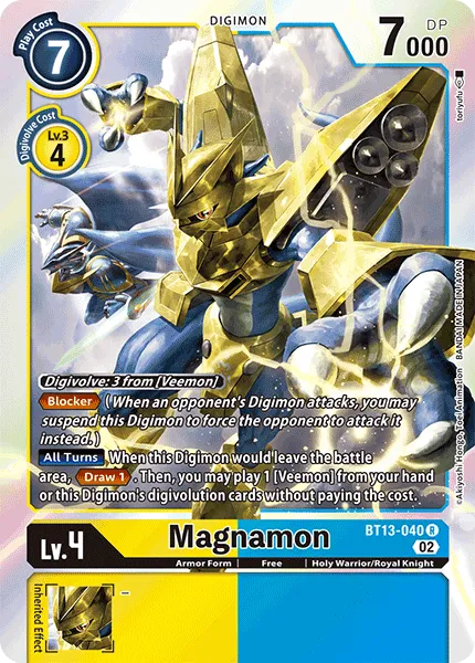 Magnamon &mdash; Digimon Card Game card