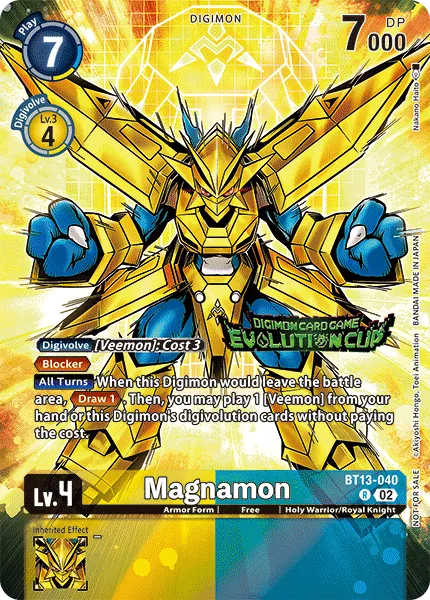 Magnamon &mdash; Digimon Card Game card