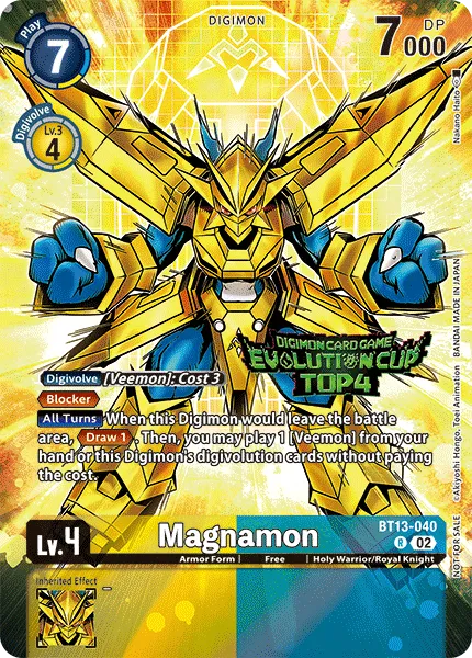 Magnamon &mdash; Digimon Card Game card