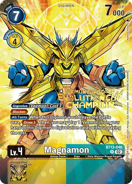 Magnamon &mdash; Digimon Card Game card