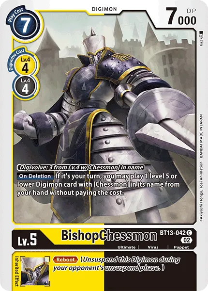 BishopChessmon &mdash; Digimon Card Game card