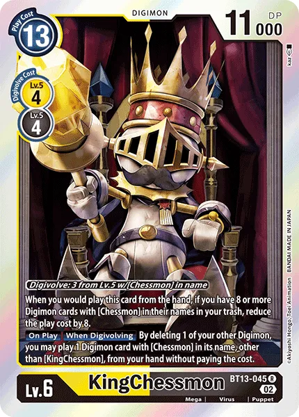 KingChessmon &mdash; Digimon Card Game card