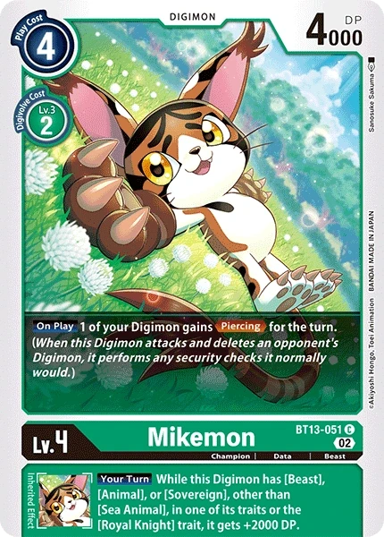Mikemon &mdash; Digimon Card Game card