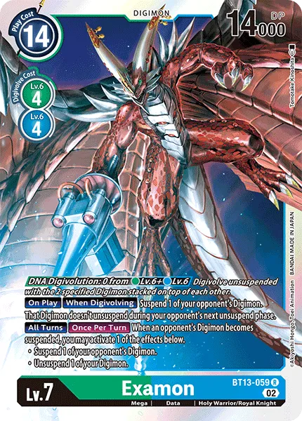 Examon &mdash; Digimon Card Game card