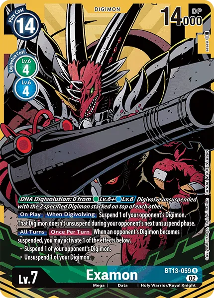 Examon &mdash; Digimon Card Game card