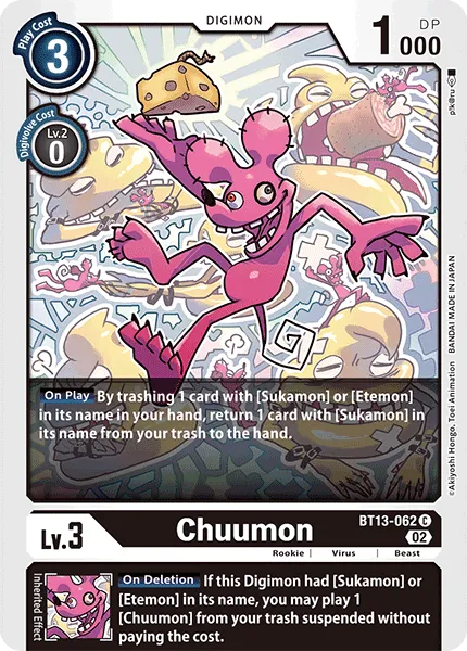 Chuumon &mdash; Digimon Card Game card