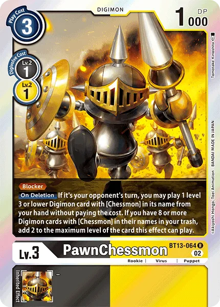 PawnChessmon &mdash; Digimon Card Game card
