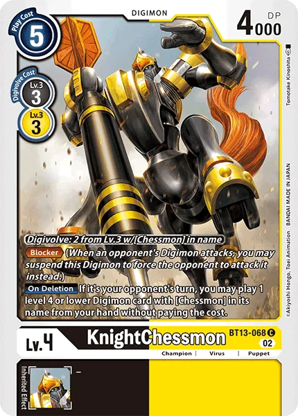 KnightChessmon &mdash; Digimon Card Game card