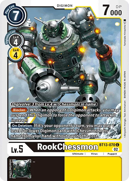 RookChessmon &mdash; Digimon Card Game card