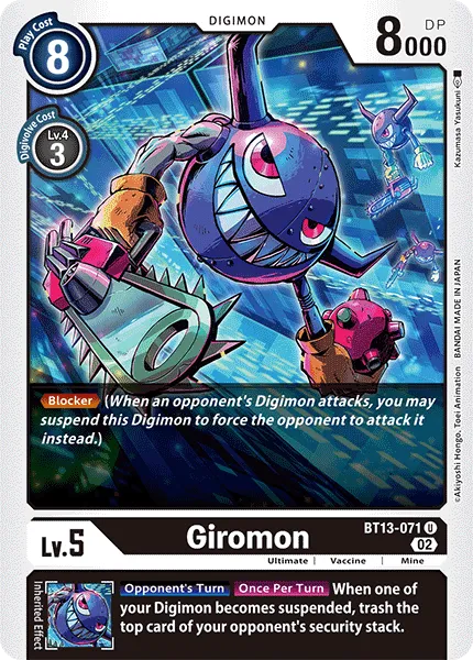 Giromon &mdash; Digimon Card Game card