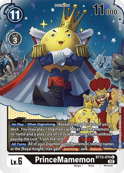 PrinceMamemon &mdash; Digimon Card Game card