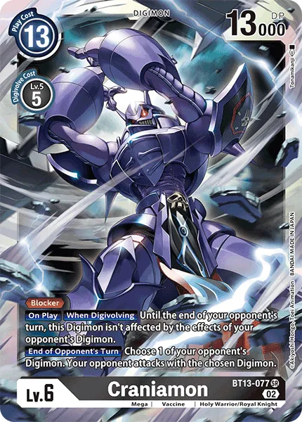 Craniamon &mdash; Digimon Card Game card