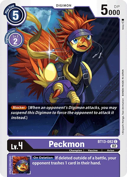 Peckmon &mdash; Digimon Card Game card