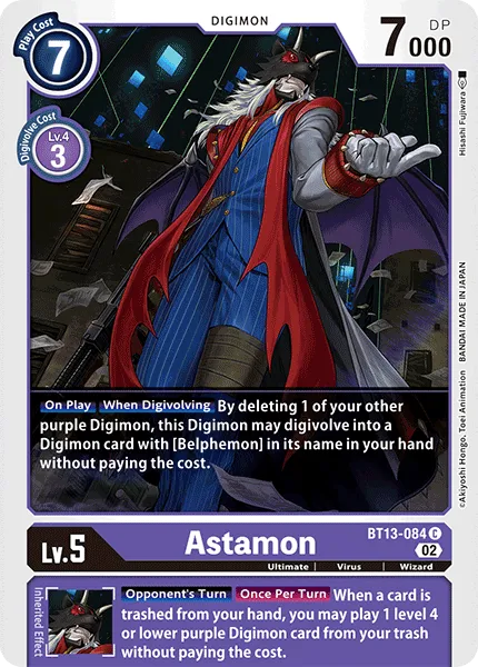 Astamon &mdash; Digimon Card Game card