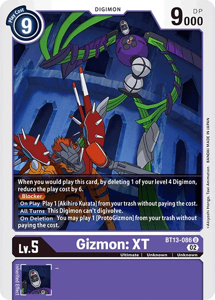 Gizmon: XT &mdash; Digimon Card Game card
