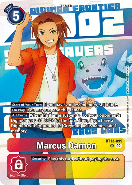 Marcus Damon &mdash; Digimon Card Game card
