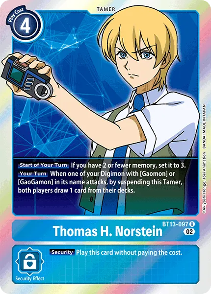 Thomas H. Norstein &mdash; Digimon Card Game card