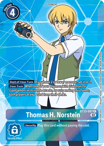 Thomas H. Norstein &mdash; Digimon Card Game card