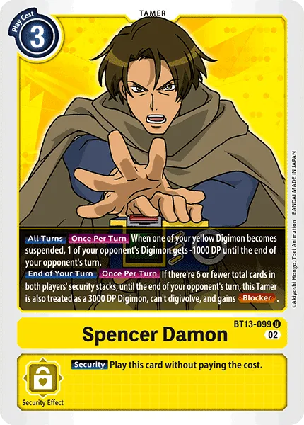 Spencer Damon &mdash; Digimon Card Game card